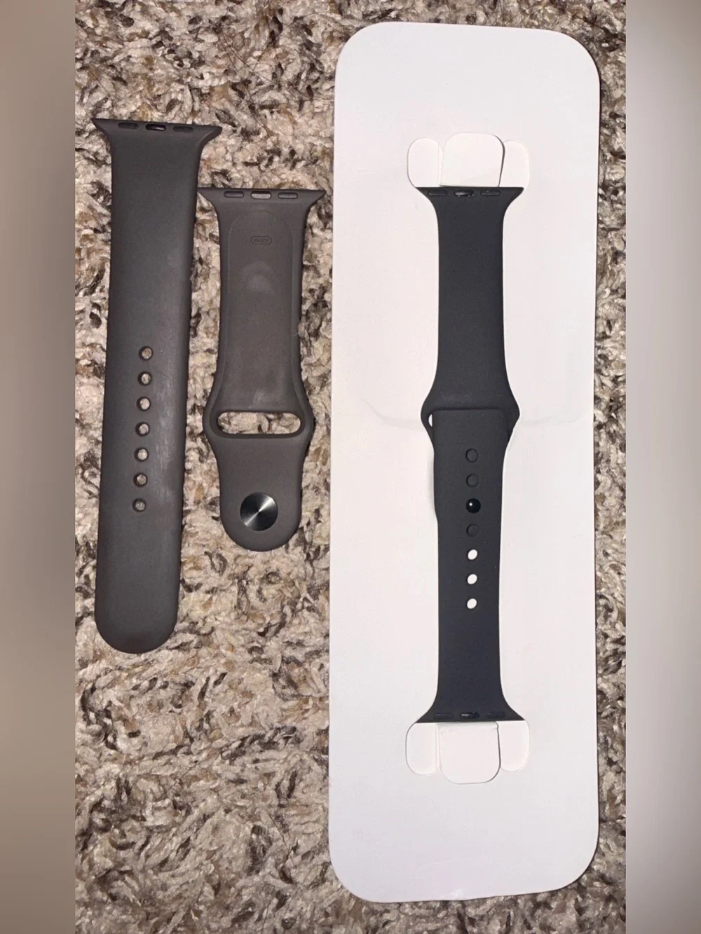 Apple Black Sport Band for Apple Watch - Men’s Silicone Strap